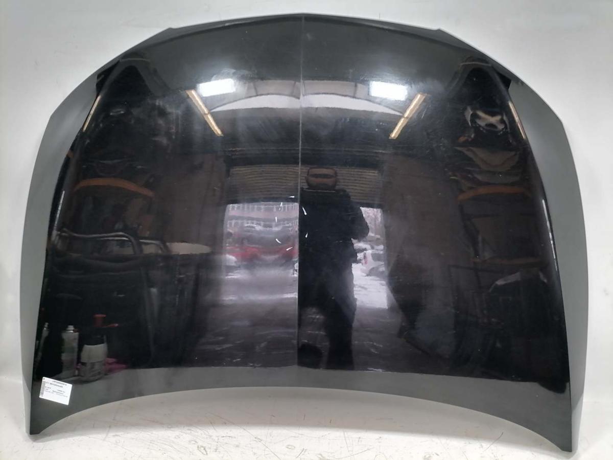 Seat Leon 5F Bj.2015 original Motorhaube LY9T Mythosschwarz